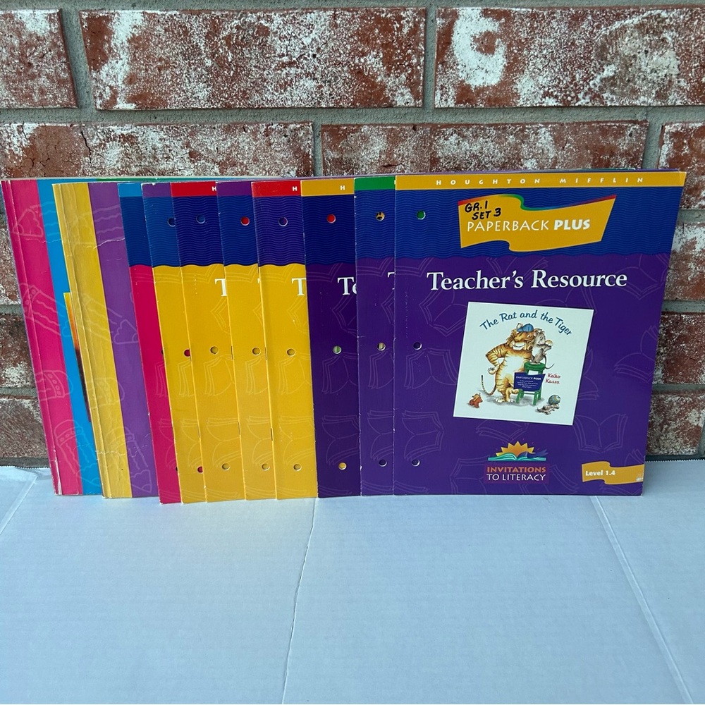 Houghton Mifflin Invitations To Literacy Activity Teacher's Ed 10 Ct Book Lot